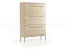 Schuhschrank Tenso, 3 Klappen, Esche