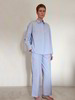 Pyjama Hose, silberblau