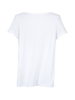 Kurzarm-Shirt weiß Rückansicht