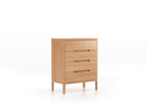 Highboard Tenso, Breite 70.2, 4 Laden, Buche