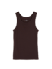Top aus Bio Wolle, aubergine