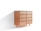 Highboard Tesoro mit 8 Laden,  Buche