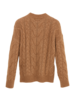 Zopfpullover, 62 camel