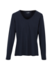 Grüne Erde Shirt mit V-Ausschnitt dark navy Grüne Erde Shirt mit V-Ausschnitt dark navy
