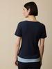 T-Shirt aus Bio-Baumwolle, mitternachtsblau