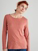 Shirt-Langarm, 76 ringel ziegel