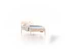 Bett Almeno, 90 x 200 cm, mit Holzbetthaupt, Zirbe