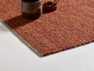Wollteppich Ambo, GOTS, Braun/Orange