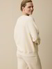 Sweatshirt aus Bio Baumwolle, natur