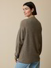 Strickjacke aus Yakwolle, hasel melange