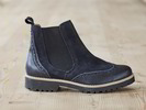 Chelsea-Boots, Dunkelblau