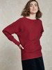 Pullover-Fledermaus, rote beete