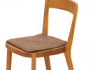 Sitzkissen aus Wollfilz, braun
