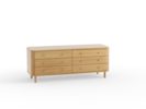 Schrank Tonda 6 Laden, Eiche