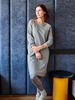 Yoga Leggings, yoga druck grau/wildrose & Kleid, stein melange