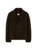 Strickjacke aus Yakwolle, espresso