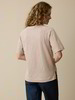 Shirt aus Bio-Baumwolle, camelie/taupe ringel