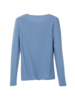 Shirt Langarm, azurblau, Rückansicht