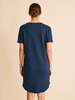Sweatkleid Kurzarm, blaubeere