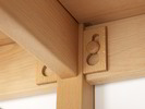 Bücherschrank Diderot
metallfreies Holzspanschloss als Verbindungselement