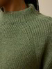 Pullover aus Alpakawolle, salbei melange