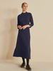 Kleid-Struktur, navy