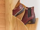 Schuhschrank Tonda mit 2 Klappen in Eiche Detail