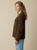 Strickjacke aus Alpakawolle, mokka
