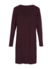 Kleid Strick, aubergine, Rückseite