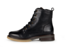 Stiefelette aus Bio Leder, schwarz