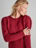 Pullover, cranberry melange