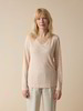 Langarmshirt aus Bio-Leinen, light apricot