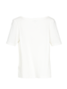 Shirt Halbarm Jersey Weiß Rückansicht