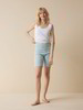 kurze Hose aus Bio Baumwolle, light aquamarine