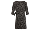 Jersey-Kleid Schwarz, Rückansicht