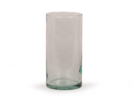 Windlicht aus Recyclingglas, mundgeblasen, Klarglas