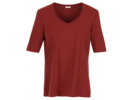 Halbarm Shirt Basic, 21 rostrot