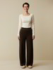Strickhose aus Yakwolle, espresso