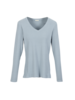 Ripp-Langarmshirt, Gletscherblau