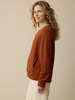 Sweatshirt aus Bio-Baumwolle, kastanie