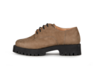 Schnürschuh aus Bio Leder, walnuss