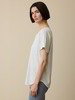 Shirt aus Bio Baumwolle/Hanf, eisblau