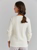 Schlafshirt-Langarm, offwhite