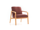 Fauteuil Ketil, Wollstoff Kaland Ziegel (72), Buche