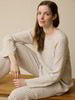 Pullover aus Bio-Baumwolle und Wolle, sand melange