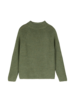 Pullover aus Alpakawolle, salbei melange
