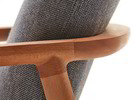 Fauteuil Ketil, Buche, Wollstoff Elverum Mocca