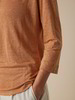 Blusenshirt aus Bio Leinen, bronze