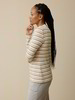 Langarmshirt aus Bio Baumwolle, camel/offwhite ringel rippe