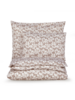 Deckenüberzug LIORA, hasel, 100 % Baumwolle, Satin, GOTS